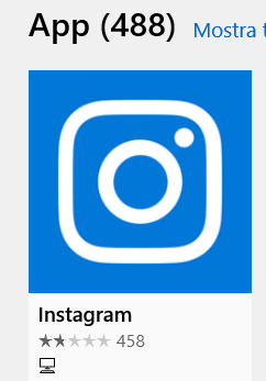 instagram microsoft store