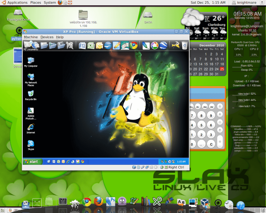 windows xp dentro ubuntu