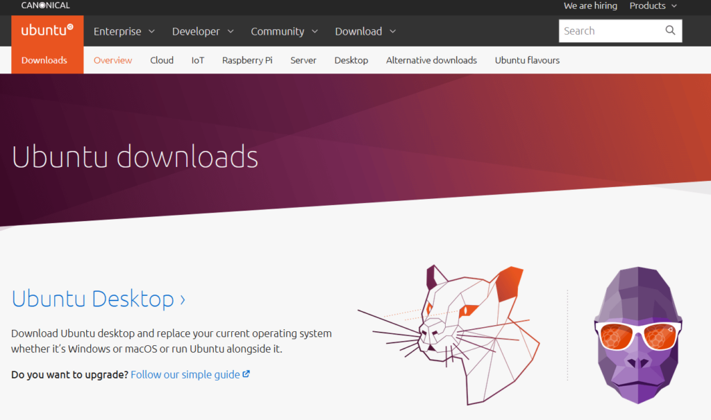 sitio de descarga de ubuntu
