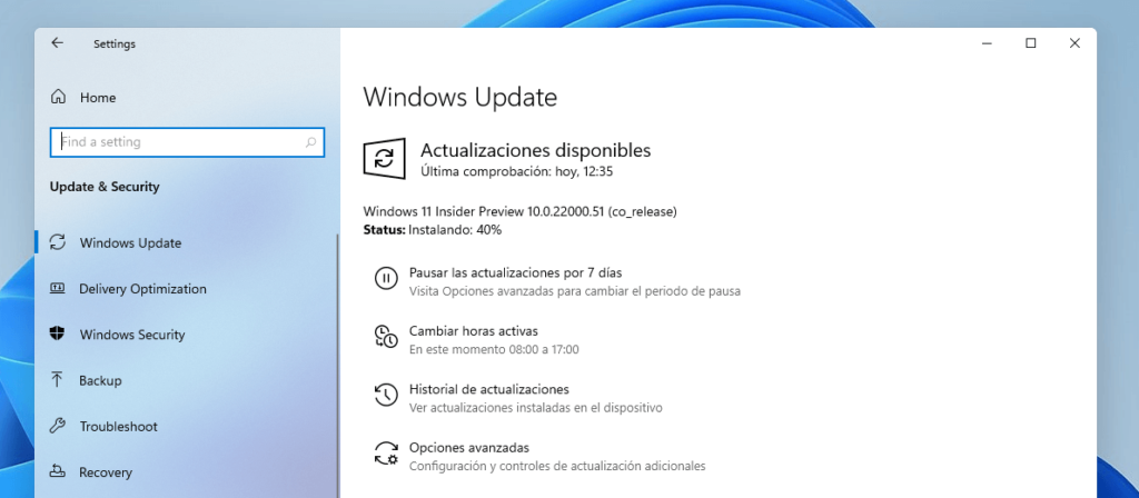 Windows 11 Build 22000.51