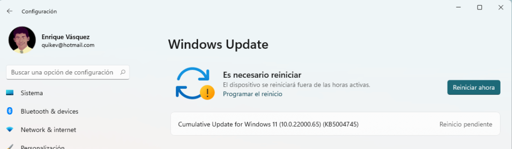 Windows 11 Build 22000.65