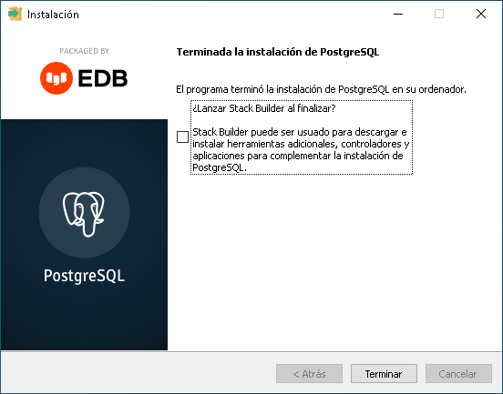 Instalar PostgreSQL en Windows