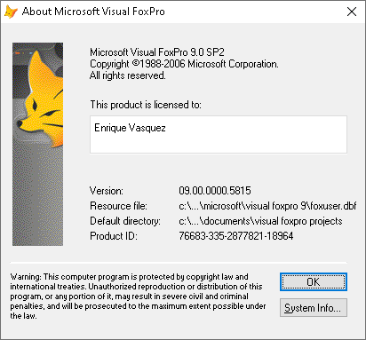 Instalar Visual FoxPro 9