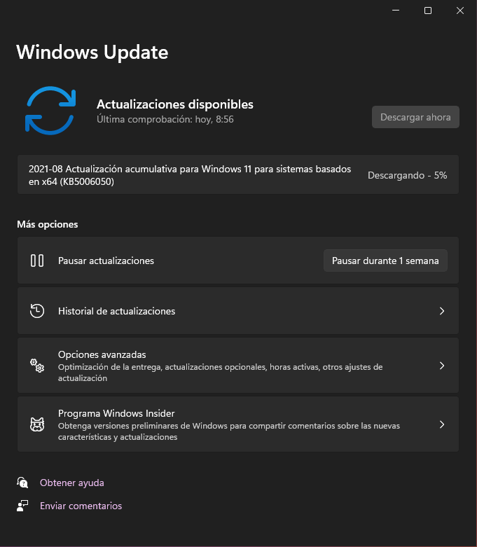 Windows 11 KB5006050