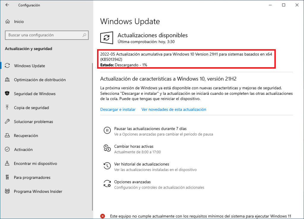 Windows 10 KB5013943