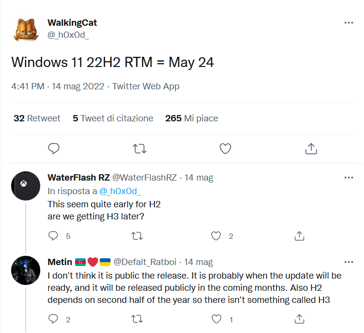Windows 11 22H2 compilación 22621