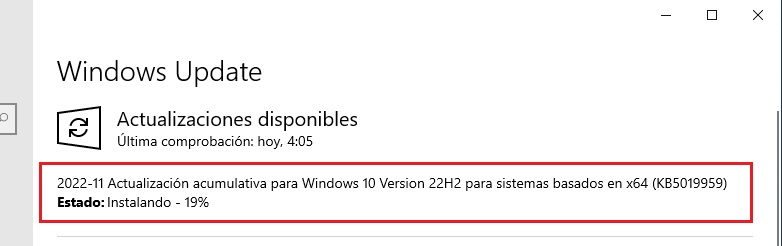 Windows 10 KB5019959
