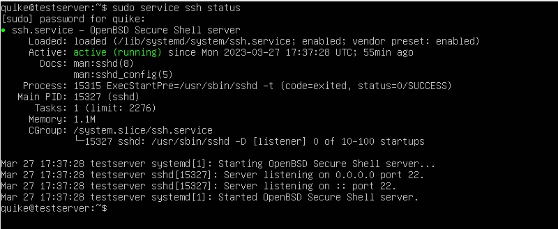 Ubuntu con SSH