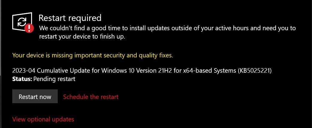 Windows 10 KB5025221