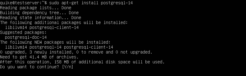 Actualizar PostgreSQL en UBUNTU