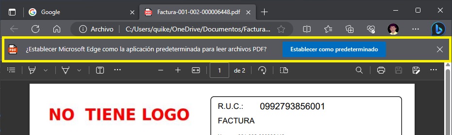abrir archivos PDF en Windows