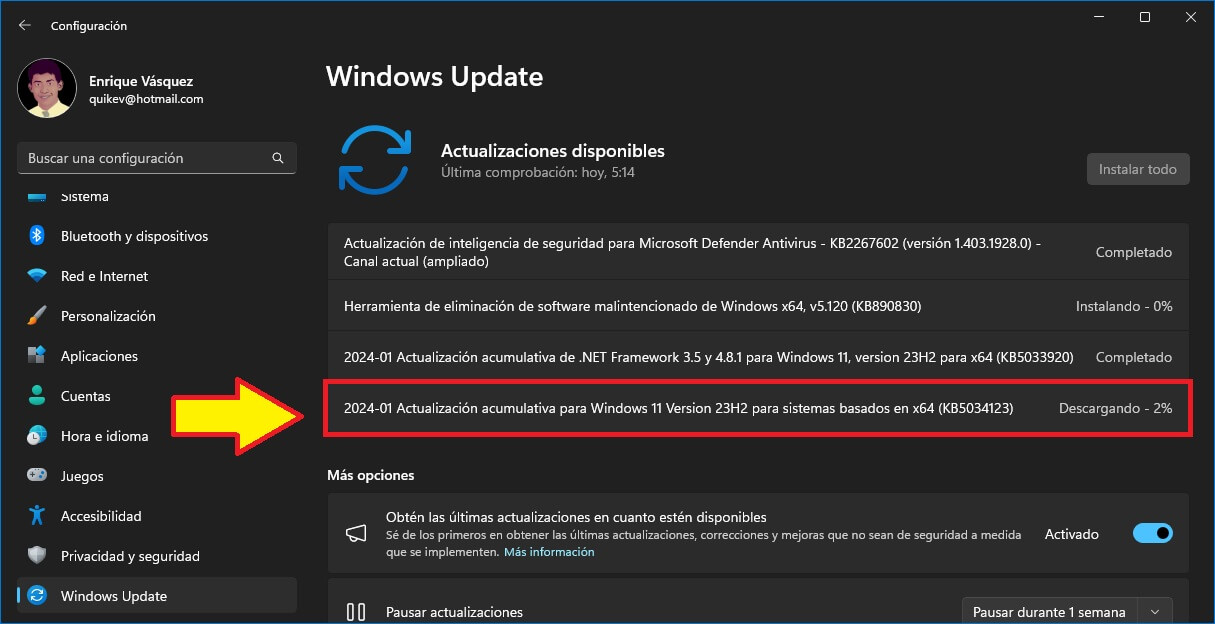 Windows 11 KB5034123
